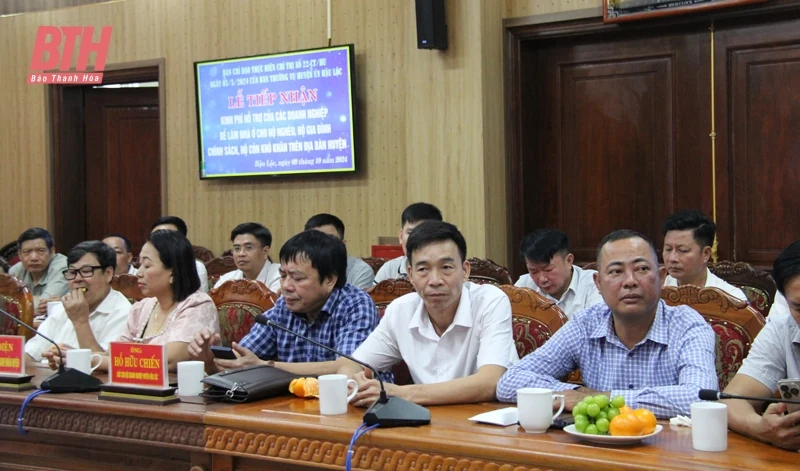Hậu Lộc: Tiếp nhận gần 1 tỷ đồng hỗ trợ của doanh nghiệp làm nhà ở cho hộ nghèo, gia đình chính sách, hộ khó khăn về nhà ở