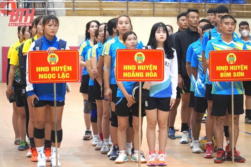 Khai mạc giải Bóng chuyền “Bông lúa vàng” tỉnh Thanh Hóa lần thứ 9