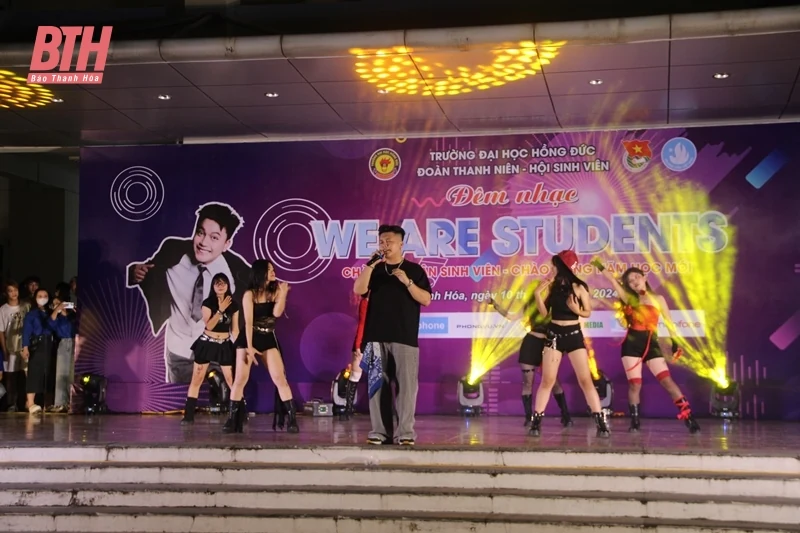 Bùng cháy cảm xúc trong đêm nhạc “We are students”