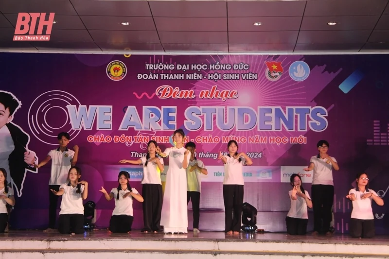 Bùng cháy cảm xúc trong đêm nhạc “We are students”
