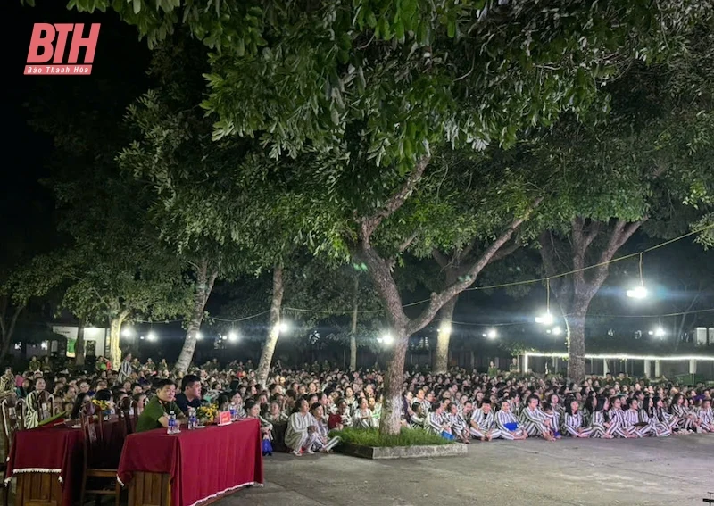Tập huấn hoạt động văn hóa - thể thao tại Trại giam Thanh Phong