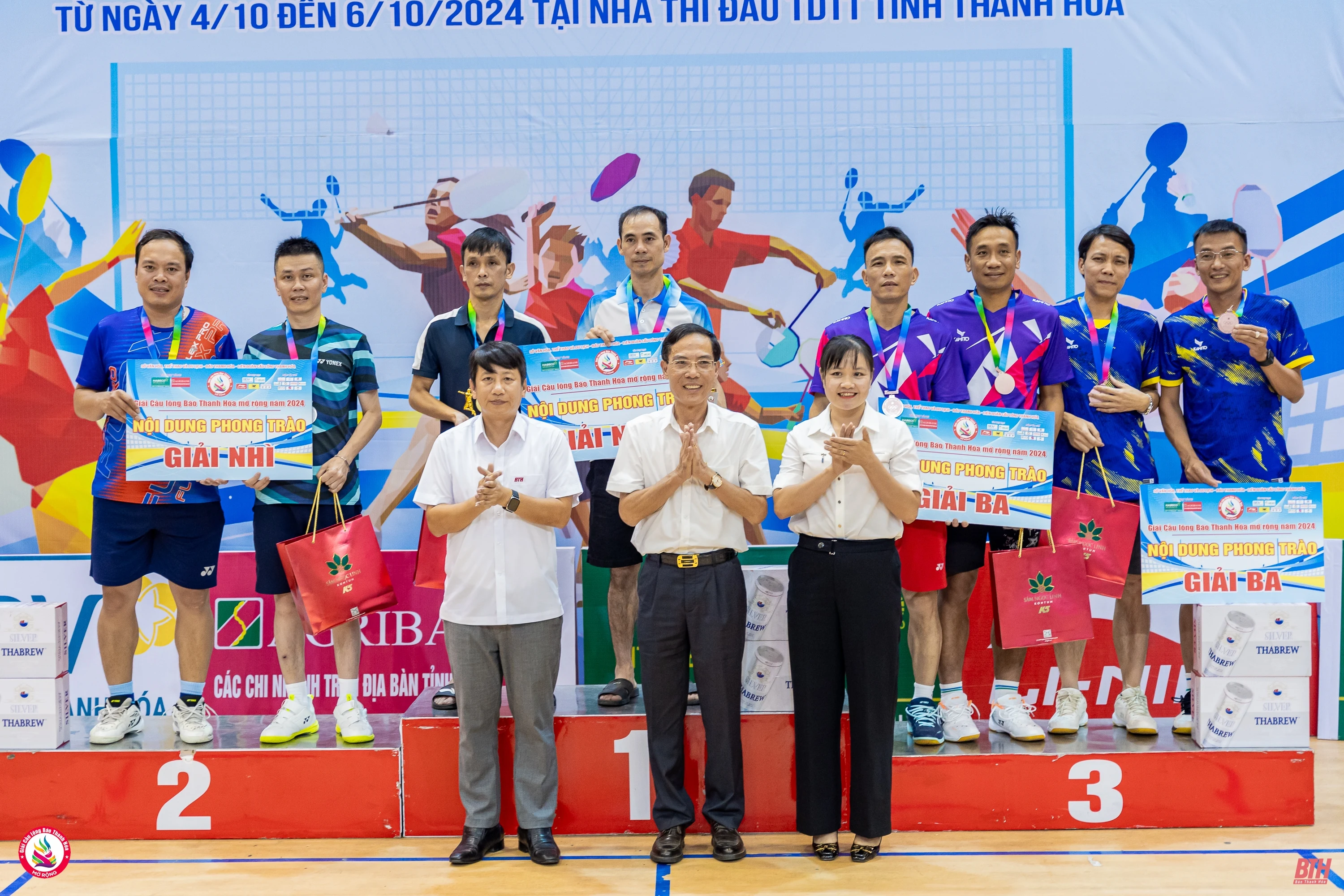 Vinh danh các cá nhân, tập thể xuất sắc tại Giải Cầu lông Báo Thanh Hoá mở rộng năm 2024