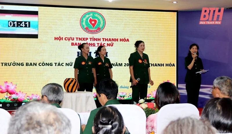 Hội thi trưởng ban công tác nữ cựu TNXP năm 2024