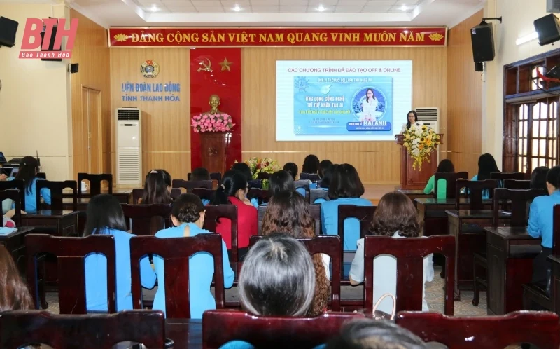 Công đoàn Thanh Hóa tổ chức nhiều hoạt động chào mừng ngày Phụ nữ Việt Nam