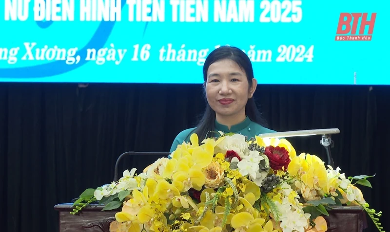 Quảng Xương biểu dương hội viên phụ nữ tiêu biểu trong phong trào xây dựng NTM nâng cao, kiểu mẫu