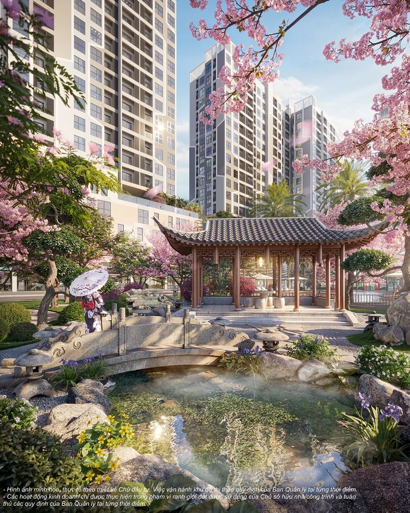 Bản giao hưởng sắc xanh m88 trang chủ phân khu chuẩn Nhật trong lòng Vinhomes Star City