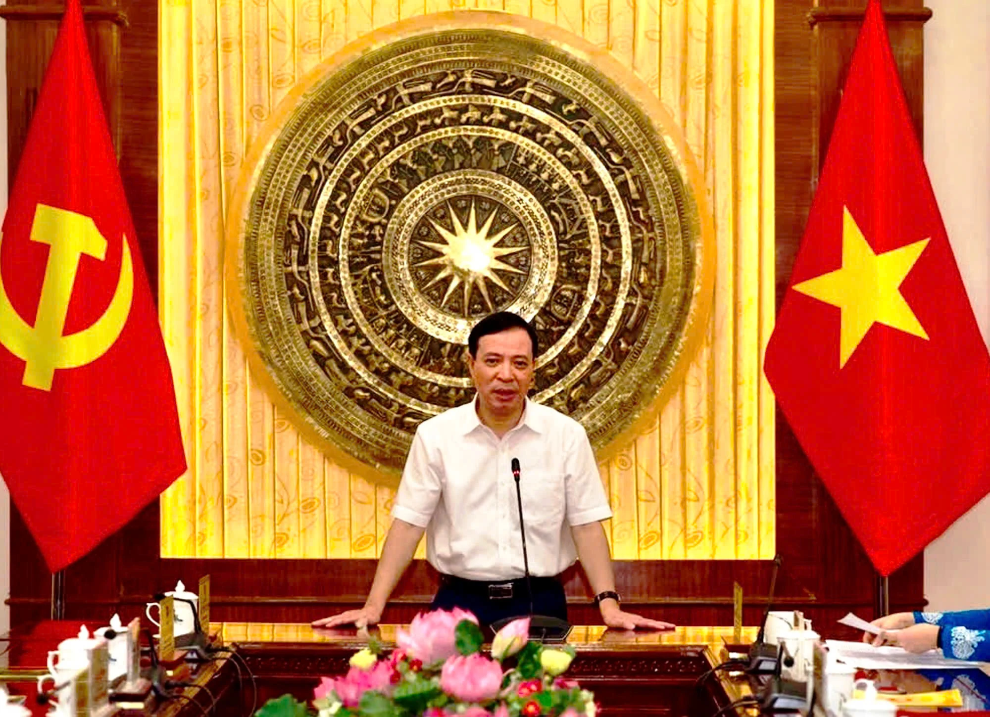Gặp mặt Đoàn đại biểu tỉnh Thanh Hóa dự Đại hội đại biểu toàn quốc MTTQ Việt Nam lần thứ X