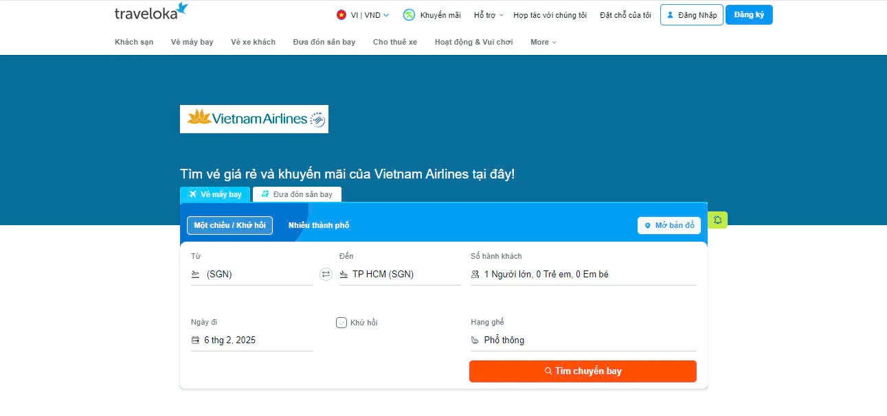 Traveloka bật mí cách săn vé máy bay Vietnam Airlines giá rẻ đi Đà Nẵng