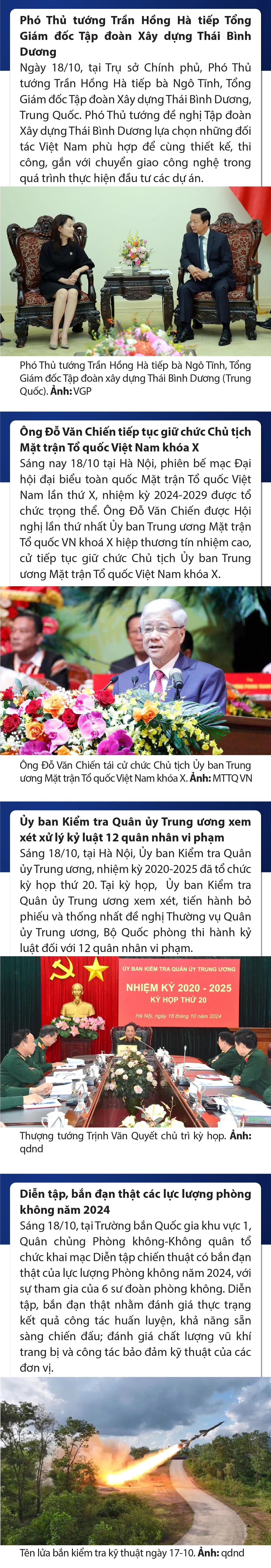 Sự kiện nổi bật trong nước, link vào m88 bhki tế ngày 18/10