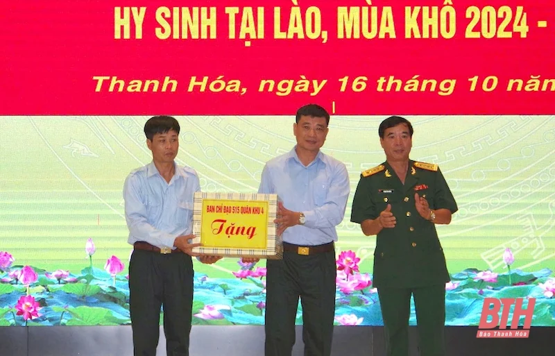 Xuất quân thực hiện nhiệm vụ tìm kiếm, quy tập hài cốt liệt sĩ hy sinh tại Lào, mùa khô 2024-2025