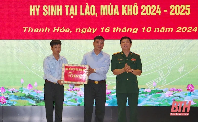 Xuất quân thực hiện nhiệm vụ tìm kiếm, quy tập hài cốt liệt sĩ hy sinh tại Lào, mùa khô 2024-2025
