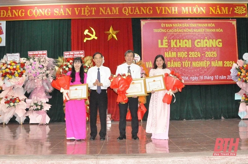 Trường Cao đẳng Nông nghiệp Thanh Hóa khai giảng năm học 2024-2025