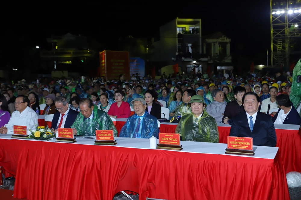 Lễ kỷ niệm 70 năm đón tiếp đồng bào, cán bộ, chiến sĩ và học sinh miền Nam tập kết ra Bắc và khánh thành khu lưu niệm