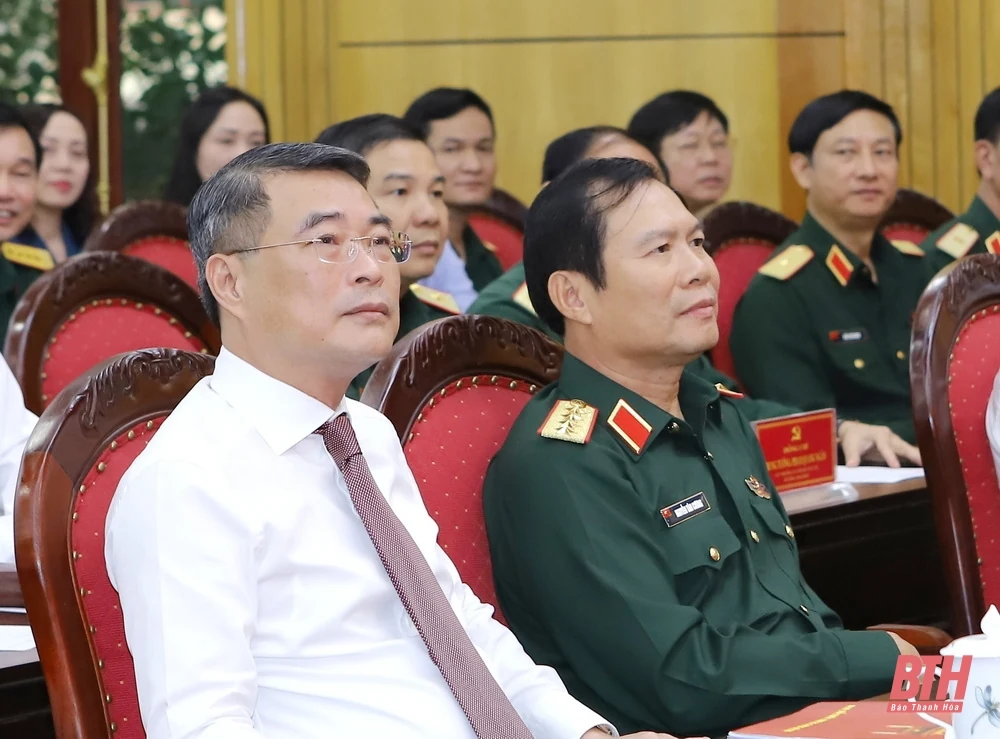 Những hình ảnh tại hội nghị công bố quyết định của Bộ Chính trị điều động Thượng tướng Nguyễn Doãn Anh giữ chức Bí thư Tỉnh ủy Thanh Hóa