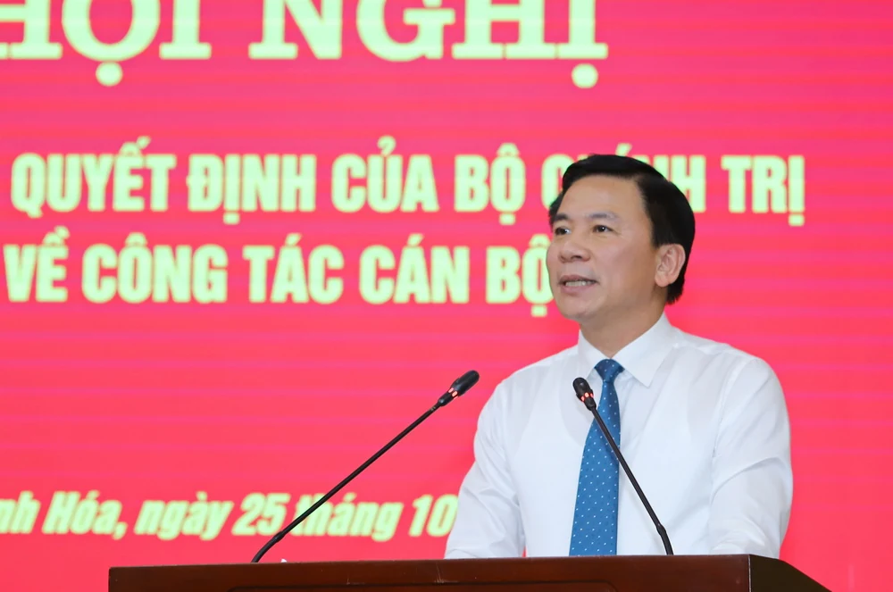 Bộ Chính trị điều động Thượng tướng Nguyễn Doãn Anh giữ chức Bí thư Tỉnh ủy Thanh Hóa