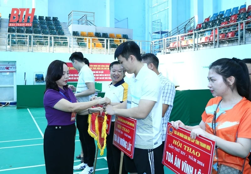 Khai mạc hội thao Tòa án Nhân dân hai cấp tỉnh Thanh Hoá lần thứ XIV năm 2024