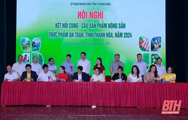 Kết nối cung - cầu sản phẩm nông sản, thực phẩm an toàn tỉnh Thanh Hóa năm 2024