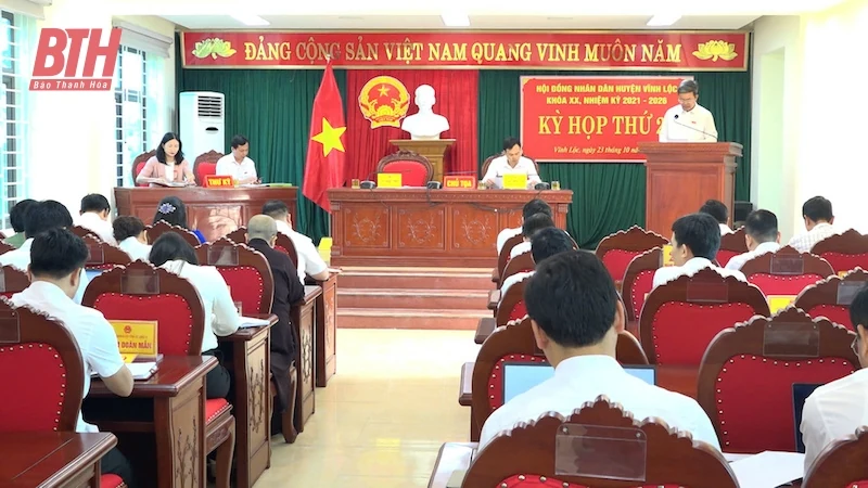 HĐND huyện Vĩnh Lộc bầu bổ sung Ủy viên UBND huyện nhiệm kỳ 2021-2026
