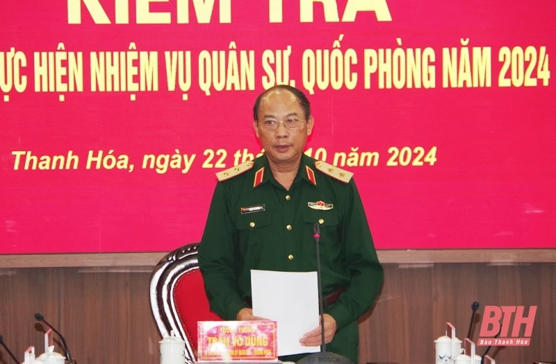 Bộ Tư lệnh Quân khu 4 kiểm tra kết quả thực hiện nhiệm vụ quân sự, quốc phòng năm 2024