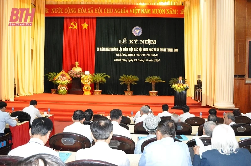 Tiếp tục xây dựng Liên hiệp các Hội Khoa học và Kỹ thuật Thanh Hóa phát triển ngày càng vững mạnh