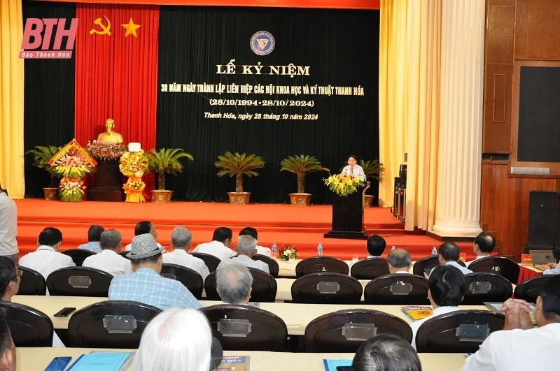 Tiếp tục xây dựng Liên hiệp các Hội Khoa học và Kỹ thuật Thanh Hóa phát triển ngày càng vững mạnh