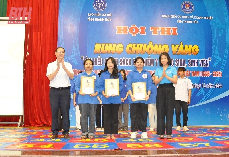 Sôi nổi Hội thi Rung chuông vàng “Tìm hiểu chính sách bảo hiểm y tế học nhà cái m88, nhà cái m88 viên”