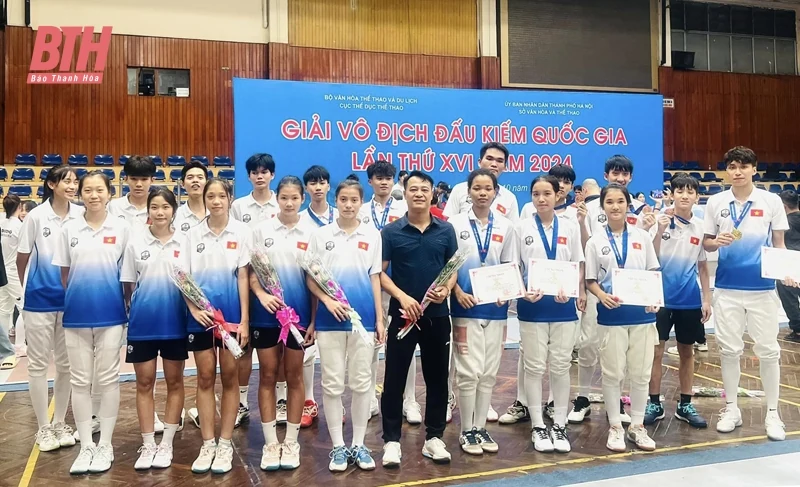 VĐV Thanh Hóa thi đấu thành công tại Giải vô địch bắn cung và đấu kiếm quốc gia 2024
