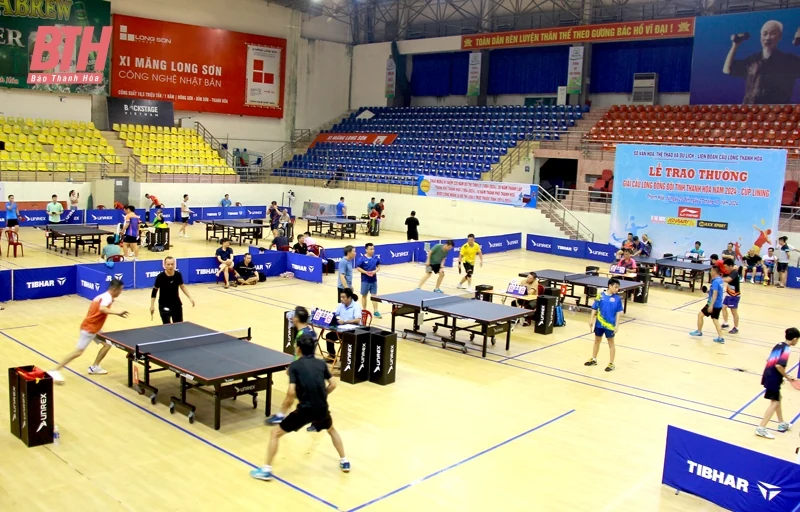 Gần 400 VĐV tranh tài tại Giải bóng bàn TP Thanh Hóa mở rộng 2024