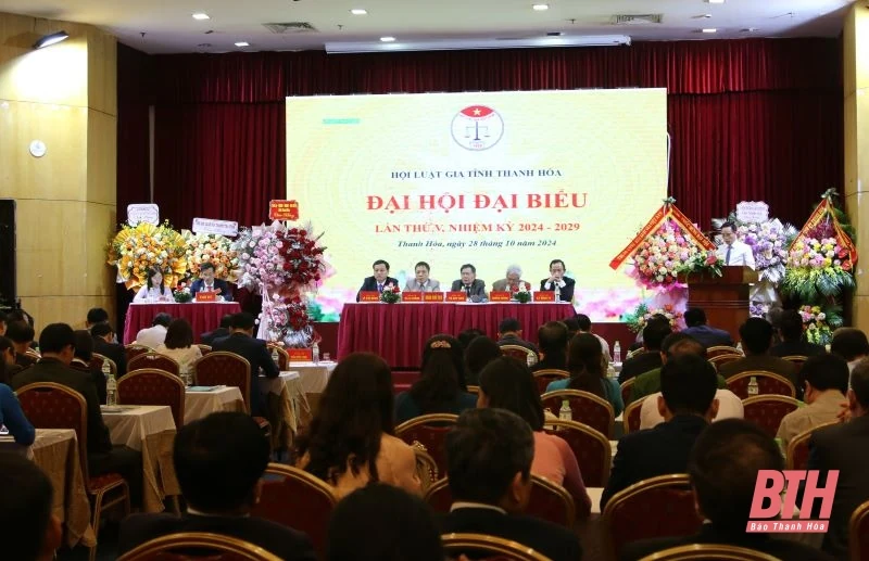 Đại hội đại biểu Hội Luật gia tỉnh Thanh Hóa lần thứ V, nhiệm kỳ 2024-2029
