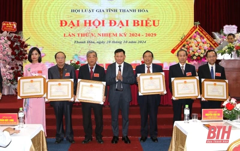 Đại hội đại biểu Hội Luật gia tỉnh Thanh Hóa lần thứ V, nhiệm kỳ 2024-2029