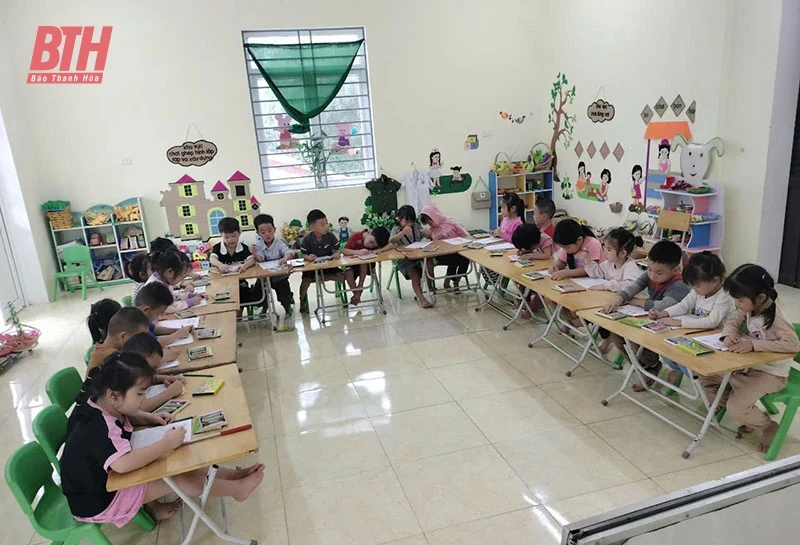 Bá Thước nâng cao chất lượng giáo dục mầm non
