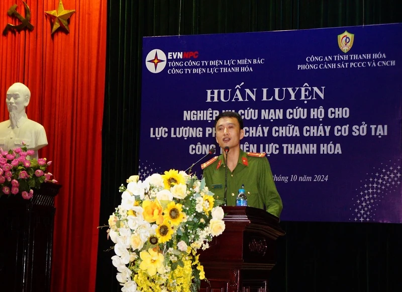 PC Thanh Hóa hoàn thành huấn luyện nghiệp vụ cứu nạn, cứu hộ năm 2024