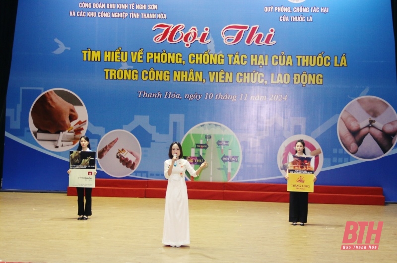 Hội thi tìm hiểu về phòng, chống tác hại của thuốc lá trong công nhân, viên chức, lao động