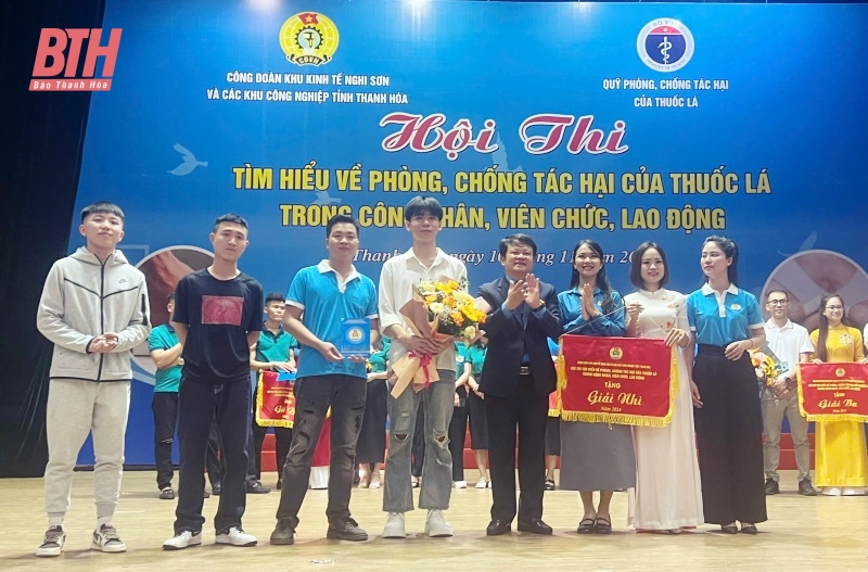 Hội thi tìm hiểu về phòng, chống tác hại của thuốc lá trong công nhân, viên chức, lao động