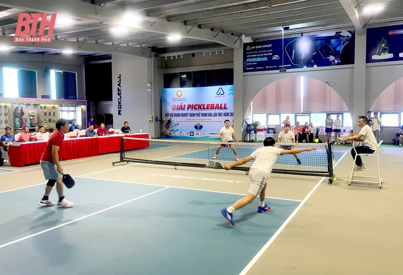Khai mạc Giải Pickleball Hiệp hội Doanh nghiệp TP Thanh Hoá năm 2024