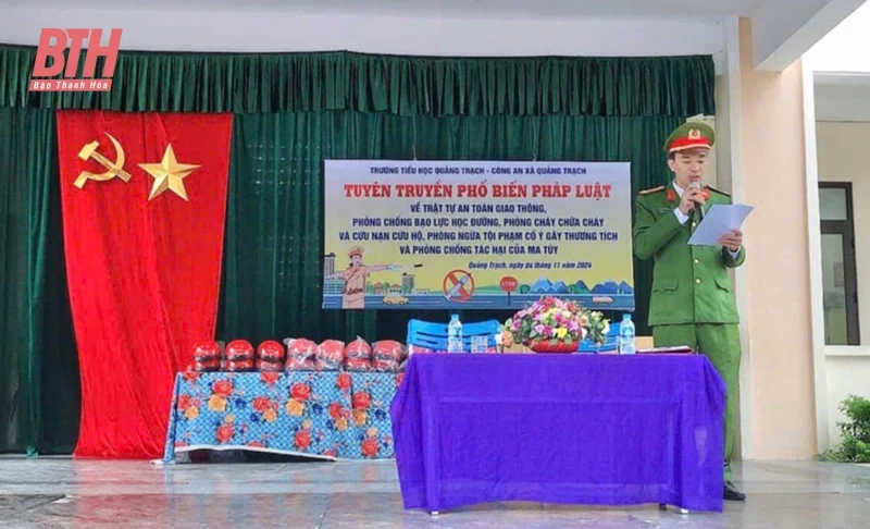 Tuổi trẻ Quảng Xương hưởng ứng Ngày Pháp luật Việt Nam