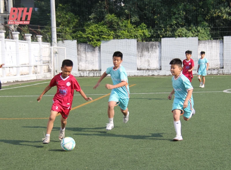 Khai mạc Giải bóng đá Nhi đồng TP Thanh Hóa lần thứ XIX - Cúp FLBC năm 2024