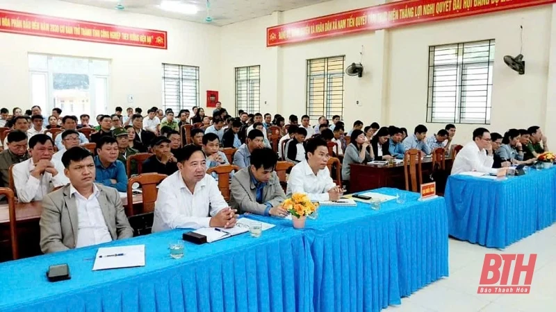 Đại biểu HĐND tỉnh tiếp xúc cử tri huyện Quan Hóa
