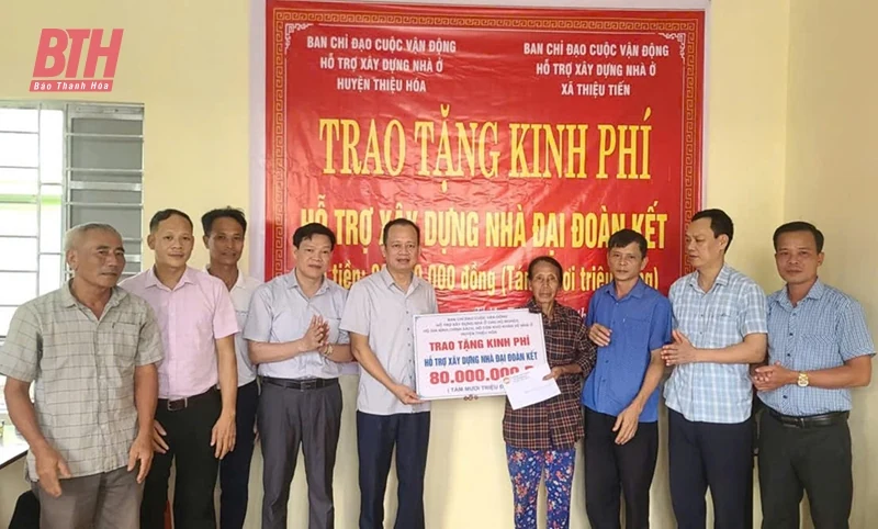 Thiệu Hóa huy động nguồn lực xây dựng nhà ở cho hộ nghèo