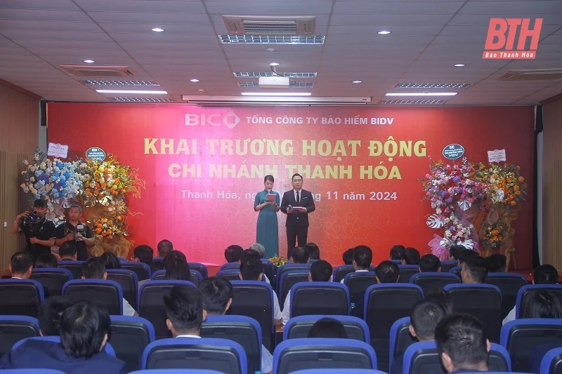 Tổng Công ty Bảo hiểm BIDV khai trương hoạt động chi nhánh BIC Thanh Hóa