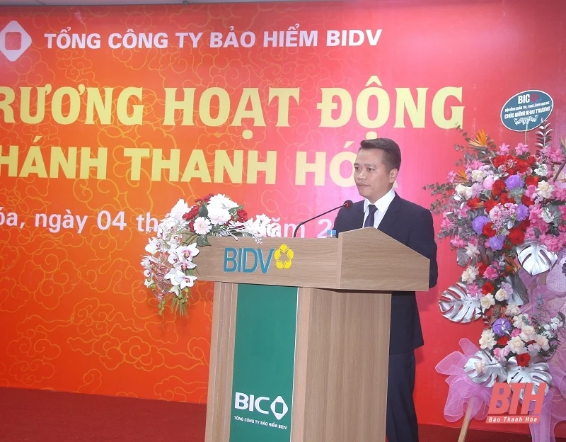 Tổng Công ty Bảo hiểm BIDV khai trương hoạt động chi nhánh BIC Thanh Hóa