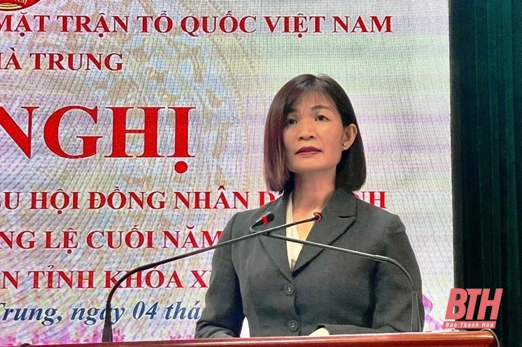 Đại biểu HĐND tỉnh tiếp xúc cử tri huyện Hà Trung