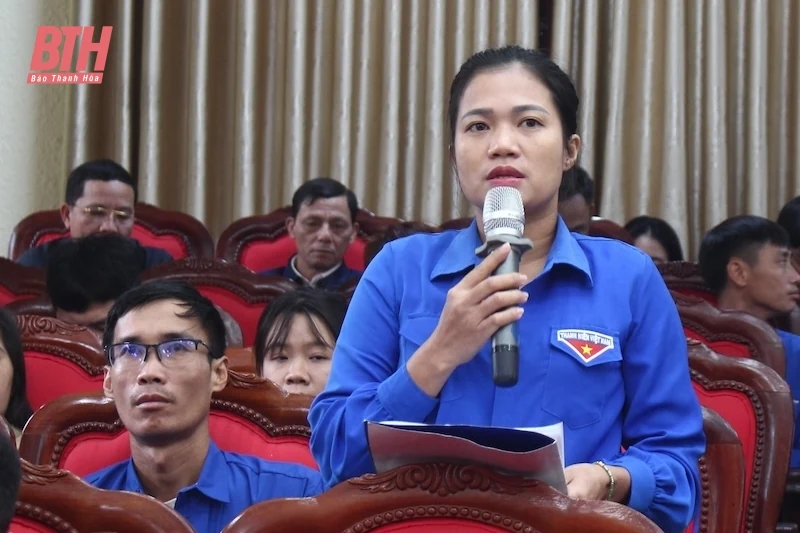 Lãnh đạo huyện Thiệu Hóa đối thoại với MTTQ, các đoàn thể chính trị - xã hội và cán bộ, đoàn viên, thanh niên