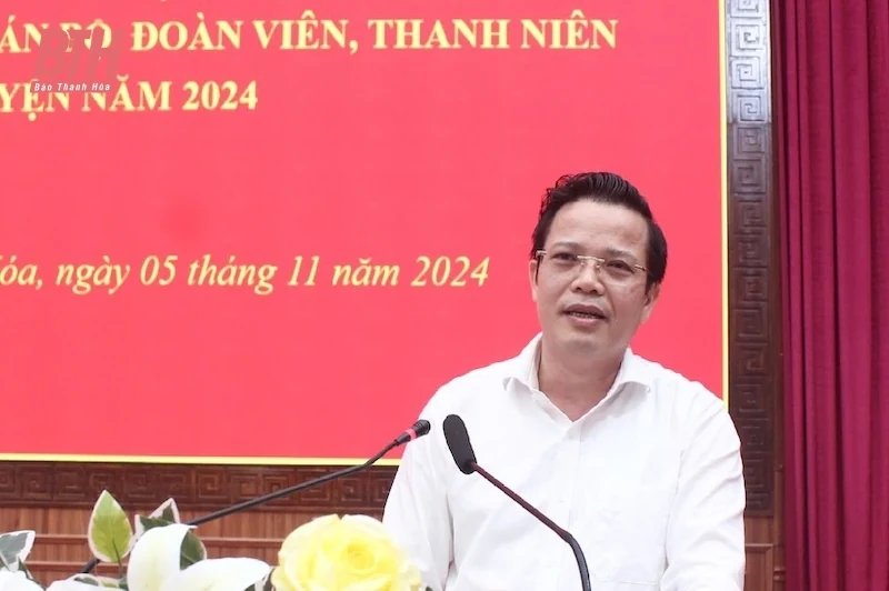 Lãnh đạo huyện Thiệu Hóa đối thoại với MTTQ, các đoàn thể chính trị - xã hội và cán bộ, đoàn viên, thanh niên