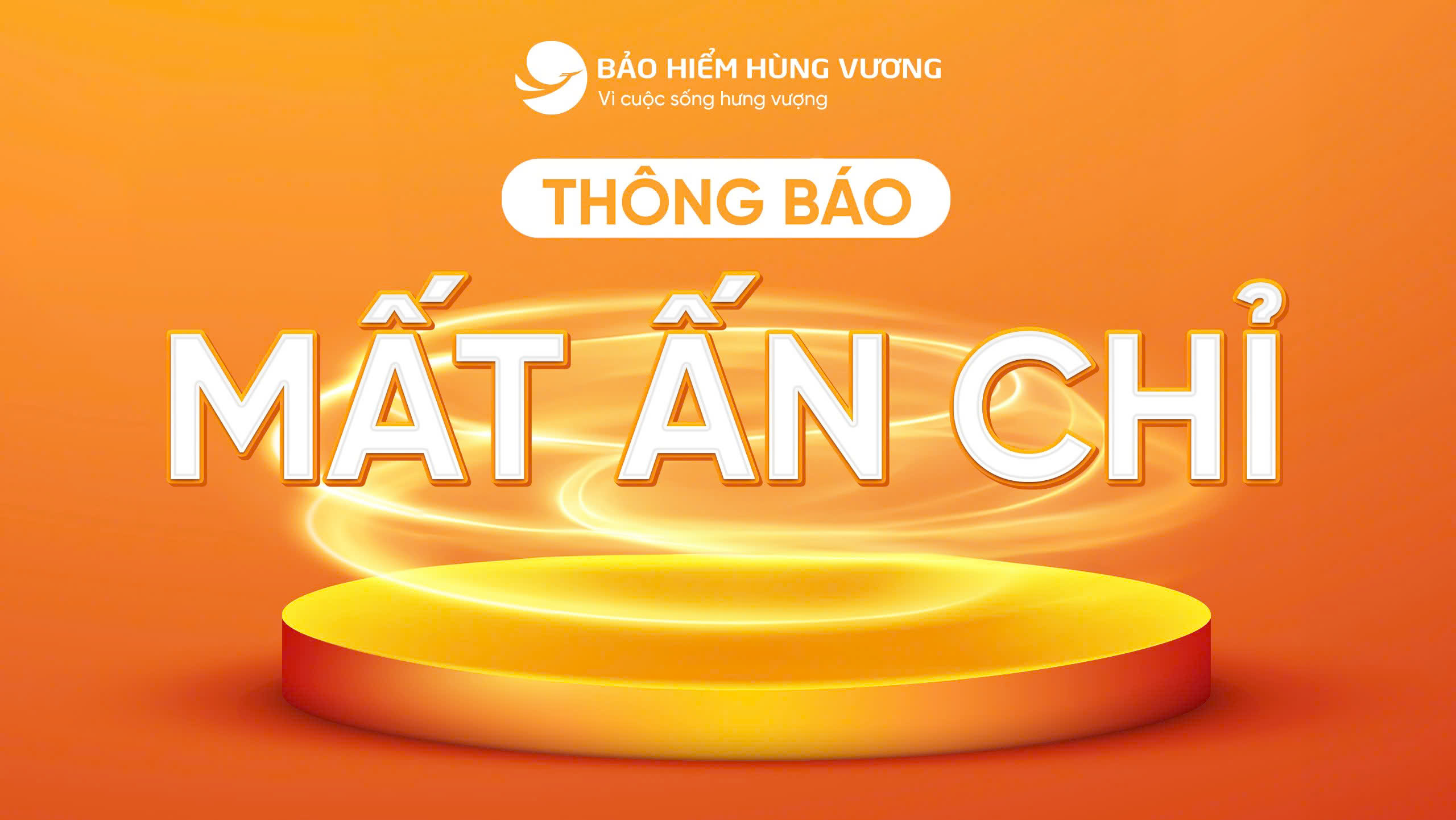 Tổng Công ty cổ phần Bảo hiểm Hùng Vương thông báo mất ấn chỉ