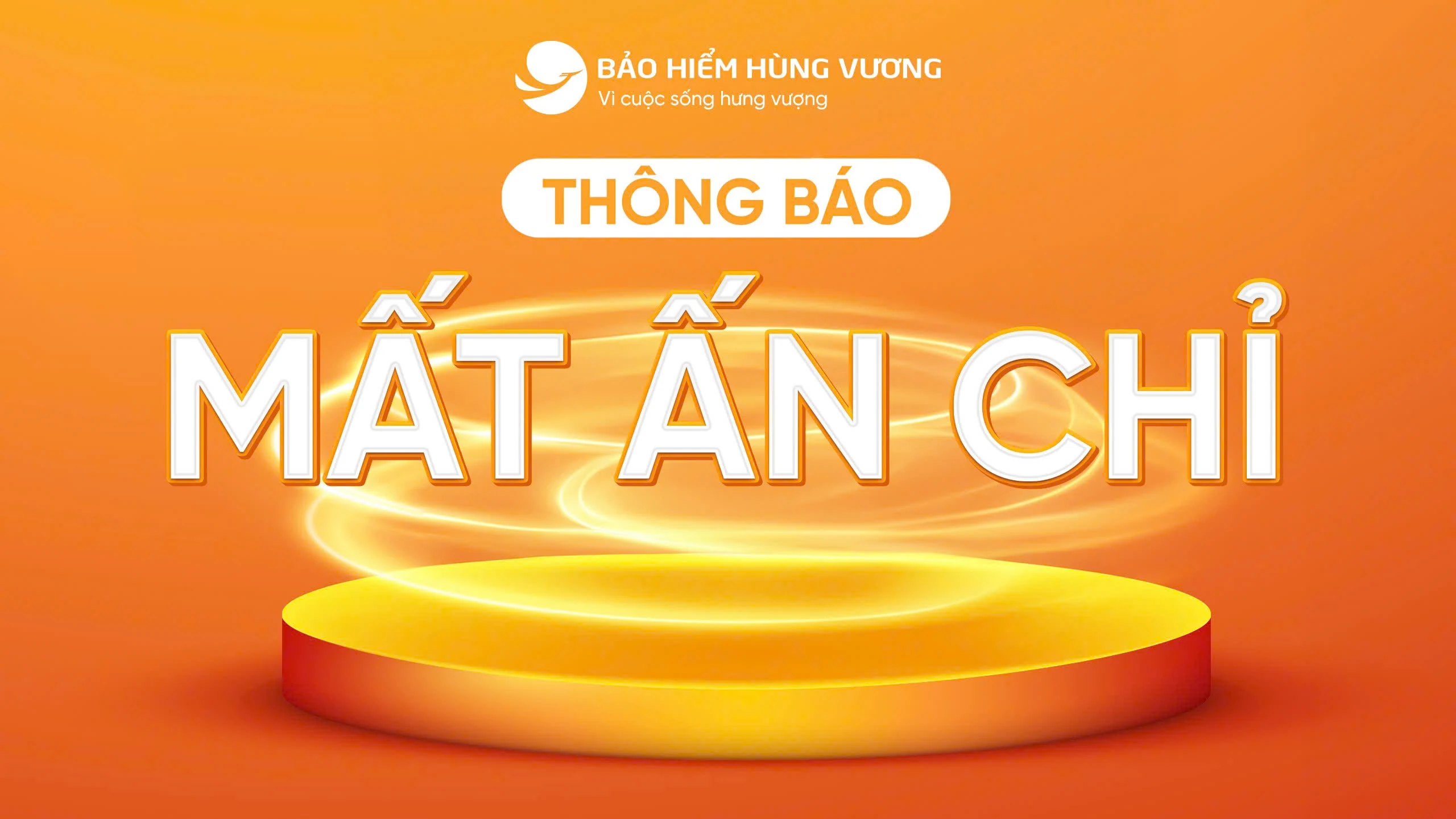 Tổng Công ty cổ phần Bảo hiểm Hùng Vương thông báo mất ấn chỉ