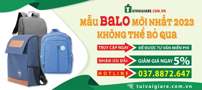 Túi vải giá rẻ - Xưởng may balo, túi xách chuyên sỉ TPHCM