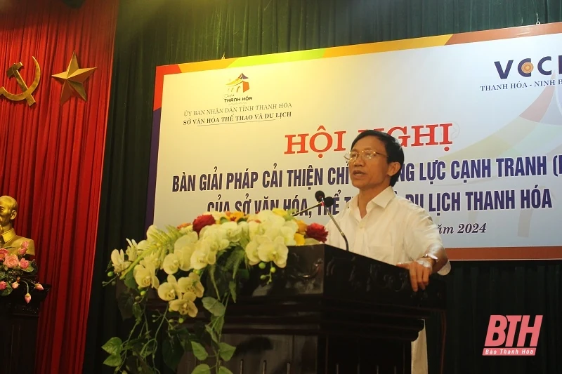 Bàn giải pháp cải thiện chỉ số năng lực cạnh tranh (DDCI) của Sở Văn link m88, Thể thao và Du lịch trong năm 2024