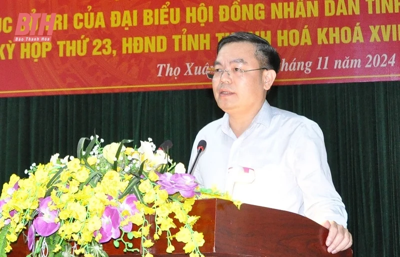 Tổ đại biểu HĐND tỉnh tiếp xúc cử tri huyện Thọ Xuân