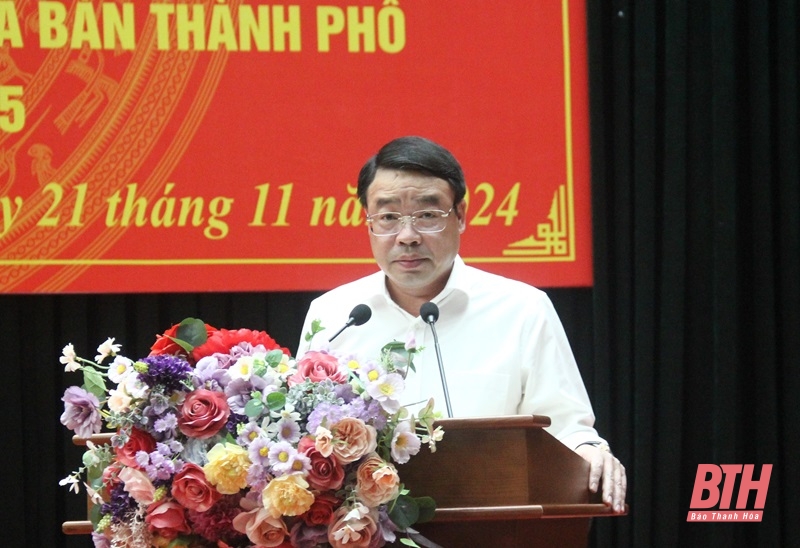 Thành ủy TP Thanh Hóa triển khai, quán triệt Nghị quyết về xây dựng “Xã, phường không ma túy”